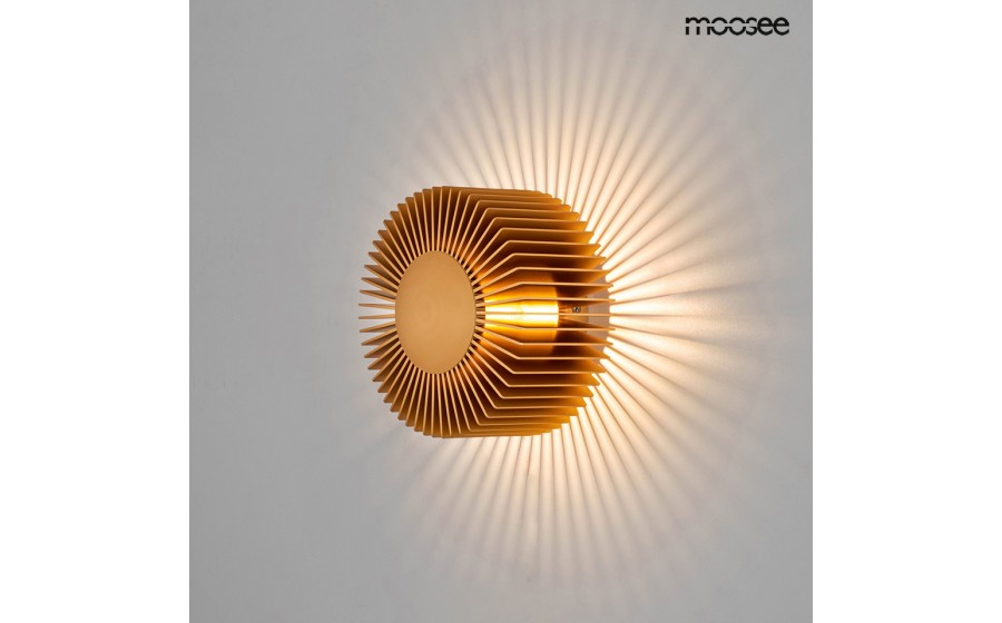 Expo MOOSEE lampa ścienna SUNNY złota