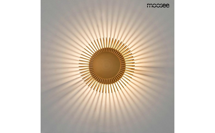 Expo MOOSEE lampa ścienna SUNNY złota