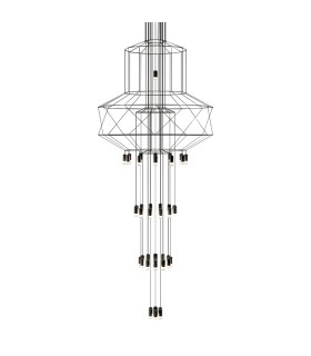 Expo Lampa wisząca FLUSSO 43 czarna