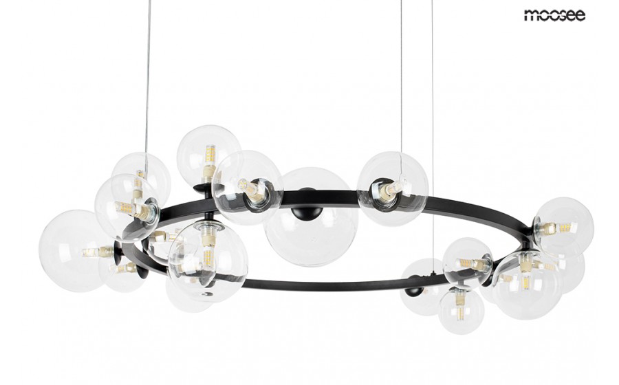 Expo MOOSEE lampa wisząca ALURE 120 czarna