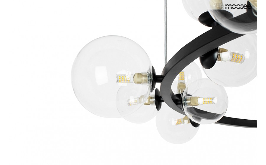 Expo MOOSEE lampa wisząca ALURE 120 czarna