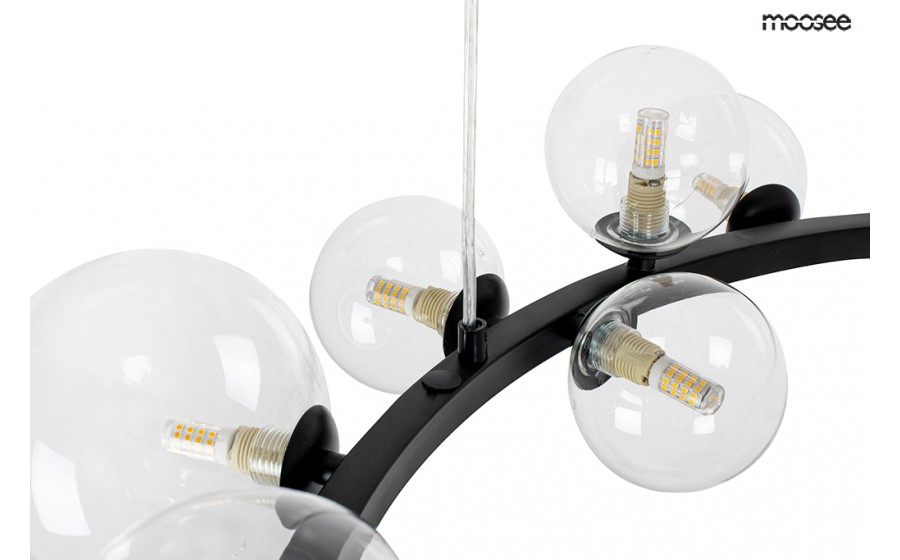 Expo MOOSEE lampa wisząca ALURE 120 czarna