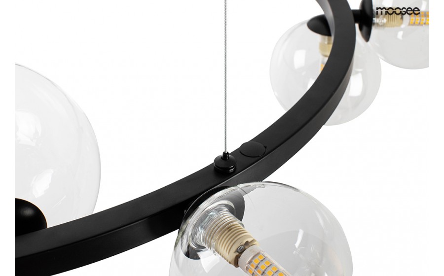 Expo MOOSEE lampa wisząca ALURE 120 czarna