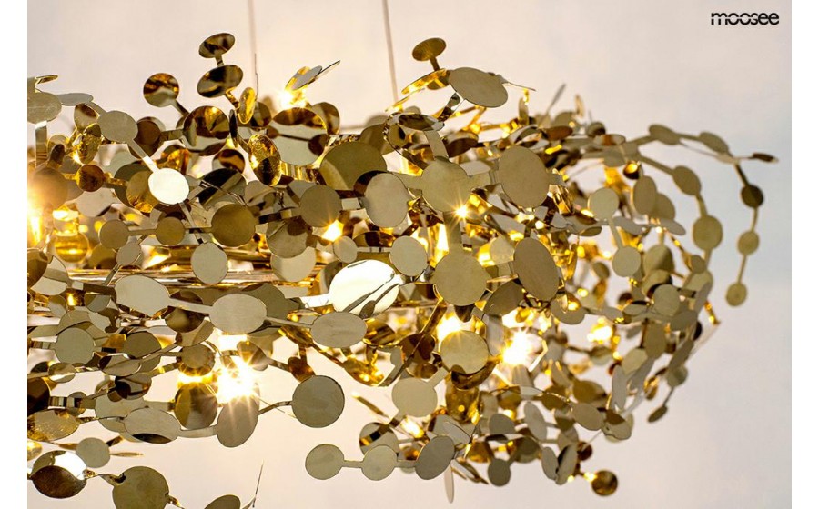 Expo MOOSEE lampa wisząca MONETE 80 złota