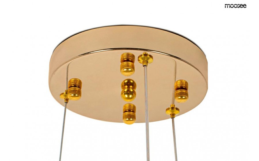 Expo MOOSEE lampa wisząca MONETE 80 złota
