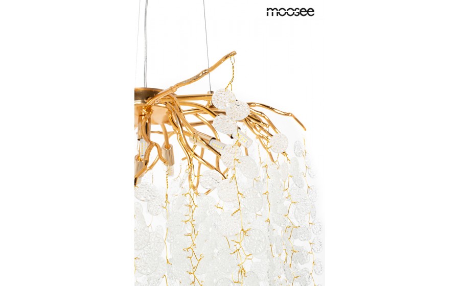 Expo MOOSEE lampa wisząca RIVIERA 80 złota /  clear