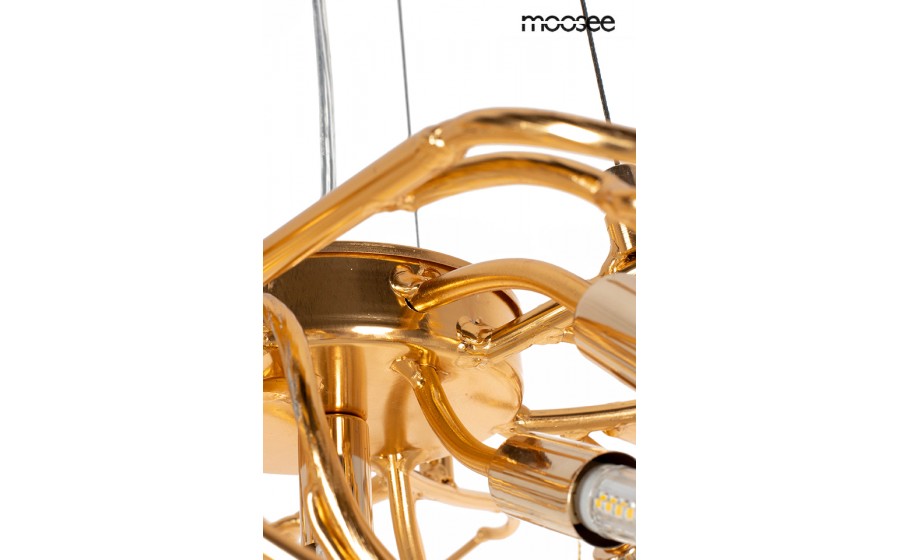 Expo MOOSEE lampa wisząca RIVIERA 80 złota /  clear