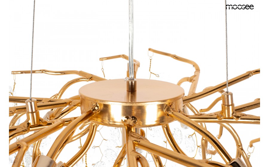 Expo MOOSEE lampa wisząca RIVIERA 80 złota /  clear