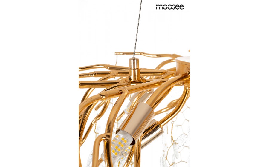 Expo MOOSEE lampa wisząca RIVIERA 80 złota /  clear