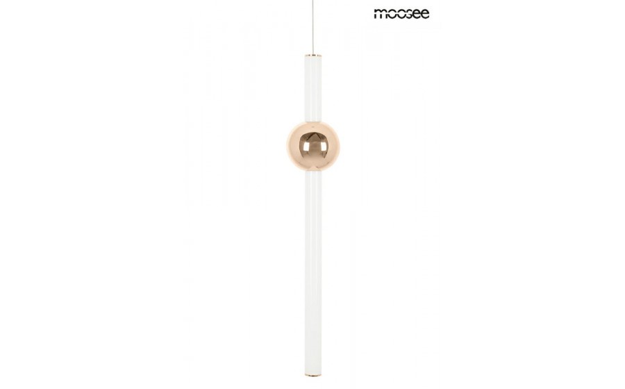 Expo MOOSEE lampa wisząca LIBRA 90 IN biała / złota