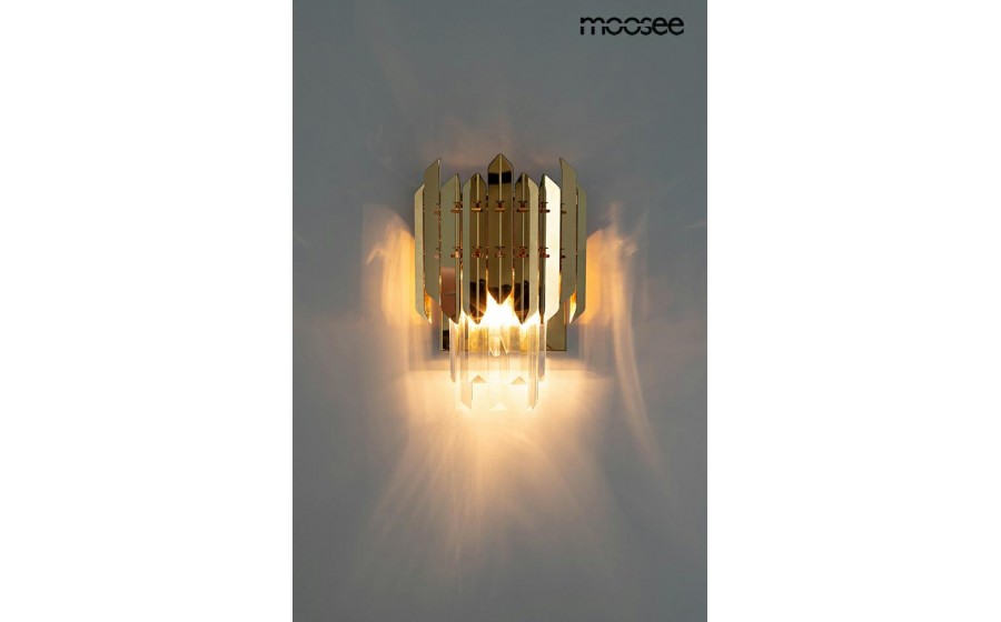 Expo MOOSEE lampa ścienna MAJESTIC złota