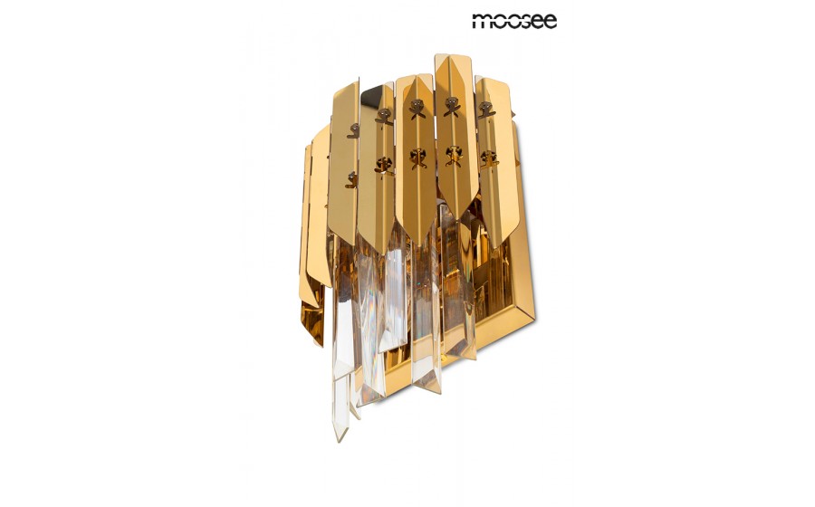 Expo MOOSEE lampa ścienna MAJESTIC złota