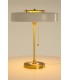 Expo Lampa biurkowa ARTE biało-złota - aluminium, szkło