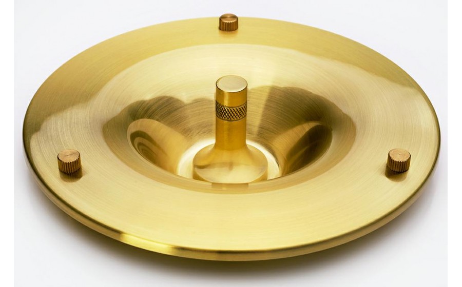 Expo Lampa biurkowa ARTE biało-złota - aluminium, szkło