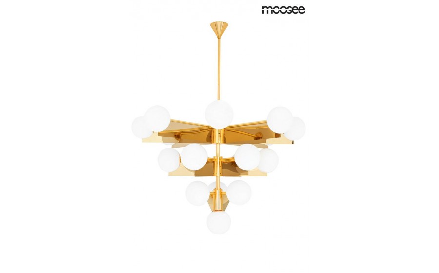 Expo MOOSEE lampa wisząca SOLEI złota