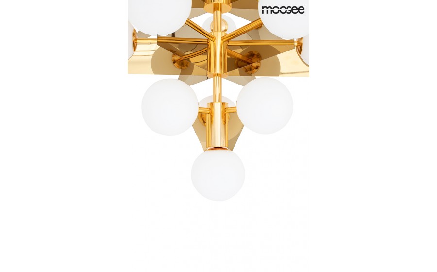 Expo MOOSEE lampa wisząca SOLEI złota