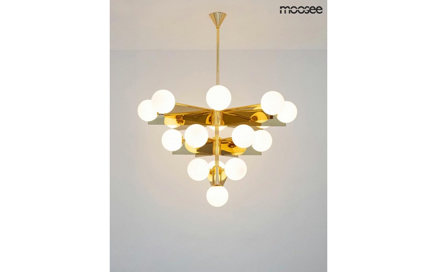 Expo MOOSEE lampa wisząca SOLEI złota