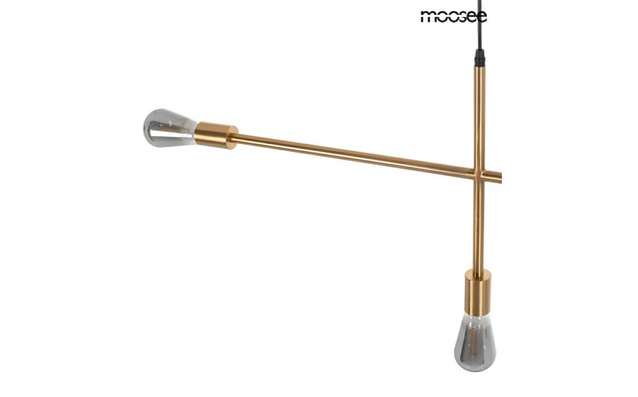 Expo MOOSEE lampa wisząca RIVA 5 złota