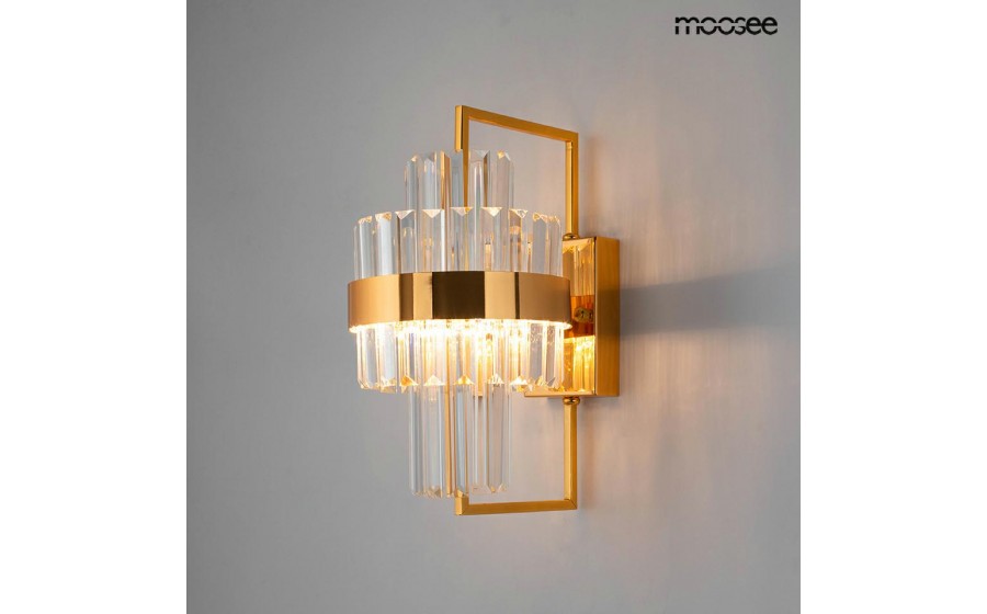 Expo MOOSEE lampa ścienna IMPERO złota