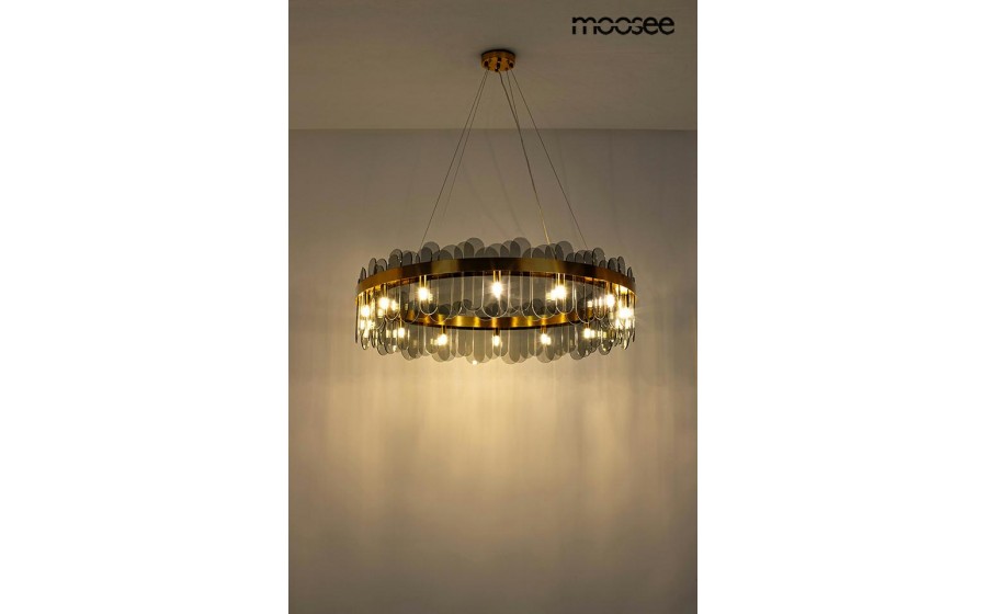 Expo MOOSEE lampa wisząca NEMO 100 złota