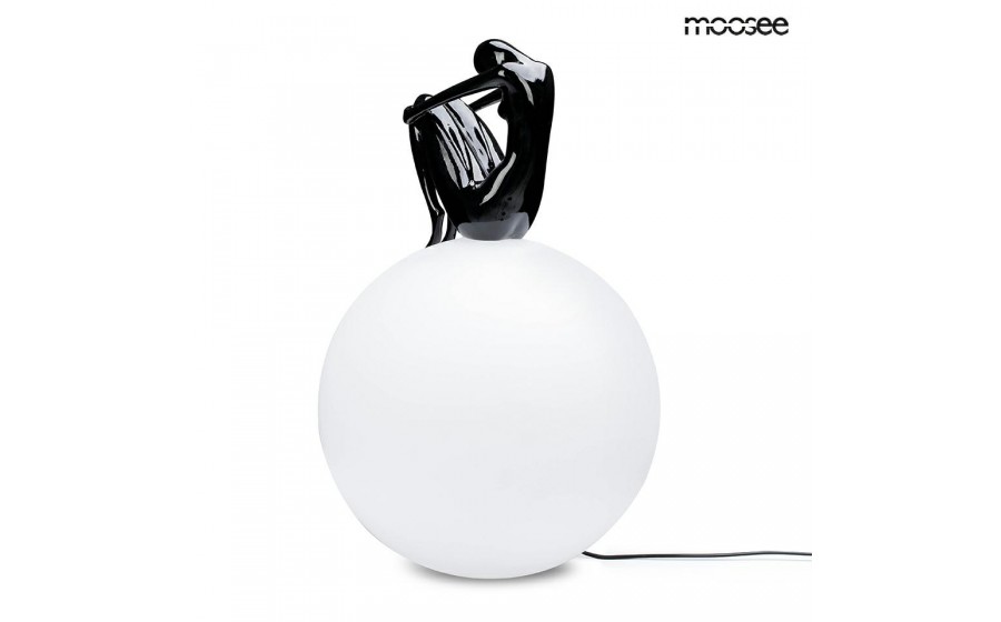Expo MOOSEE lampa stołowa UOMO 35 czarna