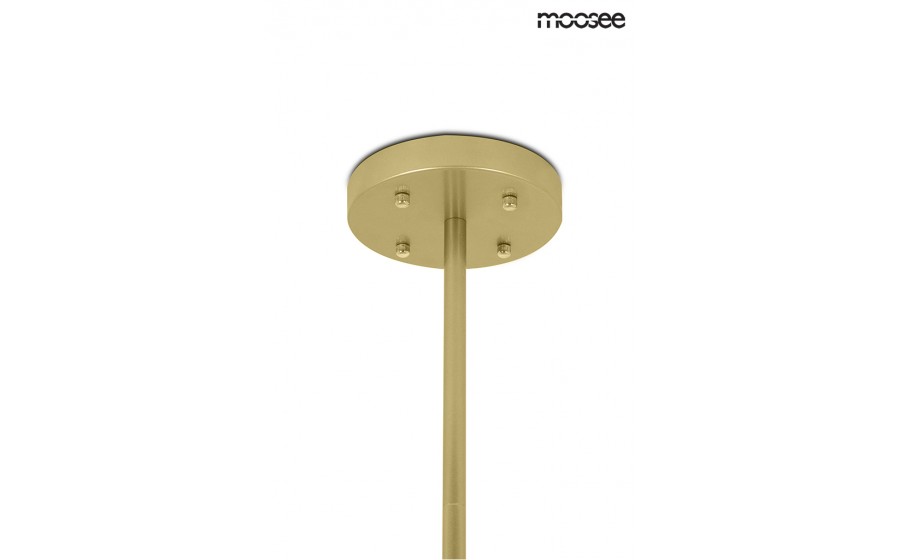 Expo MOOSEE lampa wisząca ASTRIFERO 10 złota / bursztynowa