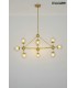 Expo MOOSEE lampa wisząca ASTRIFERO 10 złota / bursztynowa