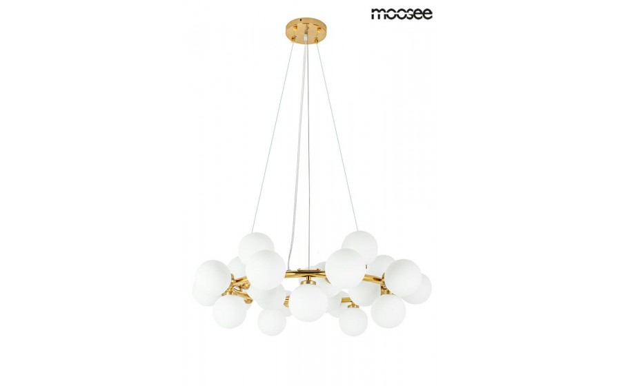 Expo MOOSEE lampa wisząca COSMO 72 złota