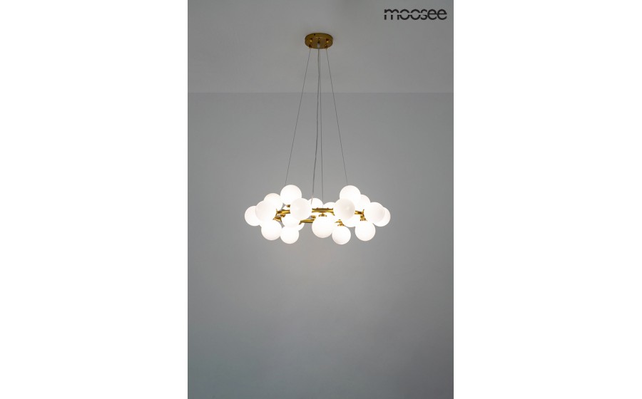 Expo MOOSEE lampa wisząca COSMO 72 złota