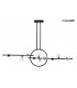 Expo MOOSEE lampa wisząca ALURE LINE TWIN 120 czarna