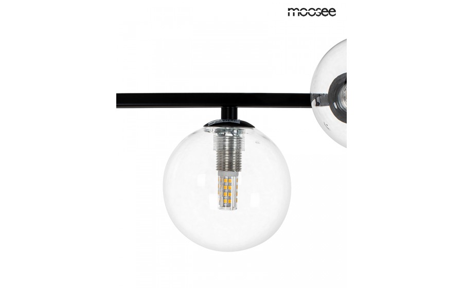 Expo MOOSEE lampa wisząca ALURE LINE TWIN 120 czarna