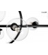 Expo MOOSEE lampa wisząca ALURE LINE TWIN 120 czarna