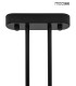 Expo MOOSEE lampa wisząca ALURE LINE TWIN 120 czarna
