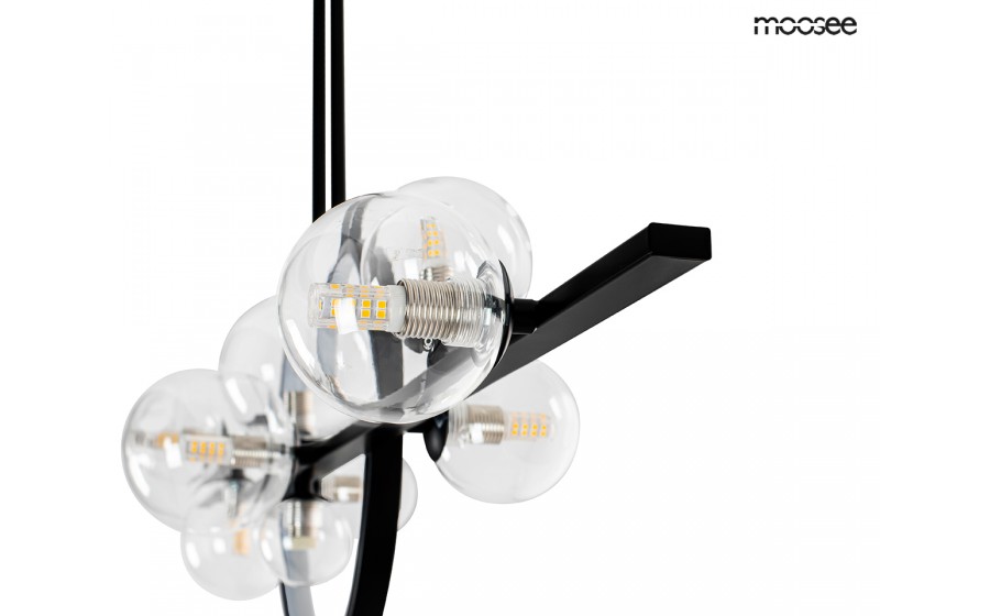 Expo MOOSEE lampa wisząca ALURE LINE TWIN 120 czarna