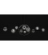 Expo MOOSEE lampa wisząca ALURE LINE TWIN 120 czarna