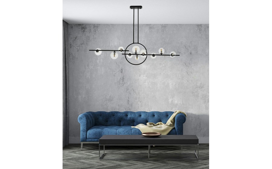 Expo MOOSEE lampa wisząca ALURE LINE TWIN 120 czarna