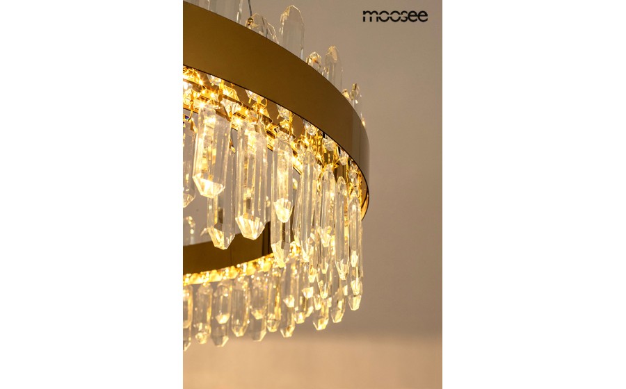 Expo MOOSEE lampa wisząca AMIRA 80 złota