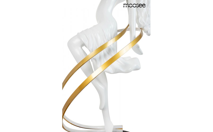 Expo MOOSEE lampa podłogowa DANCING QUEEN biała