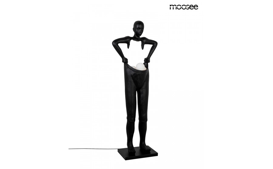 Expo MOOSEE lampa podłogowa HUMAN HOUDINI czarna