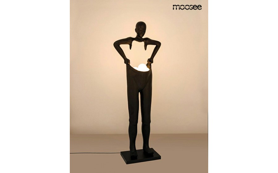 Expo MOOSEE lampa podłogowa HUMAN HOUDINI czarna