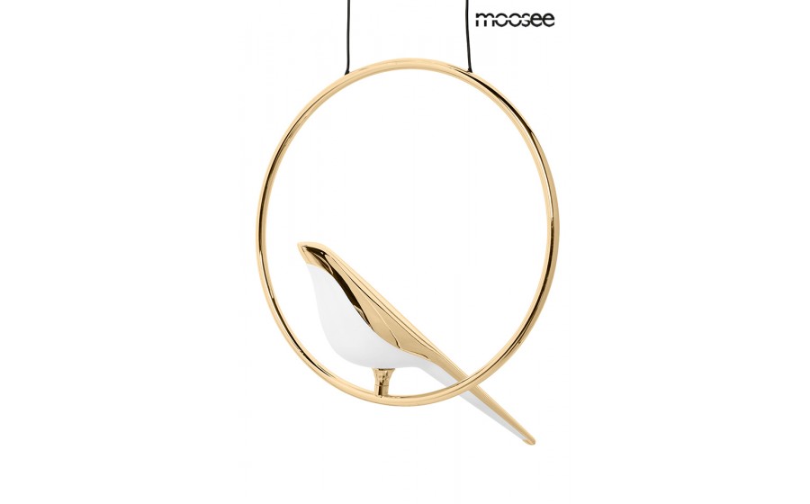 Expo MOOSEE lampa wisząca BIRD LINE złota