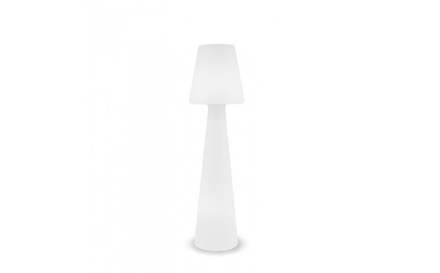NEW GARDEN lampa podłogowa LOLA 165 BATTERY biała