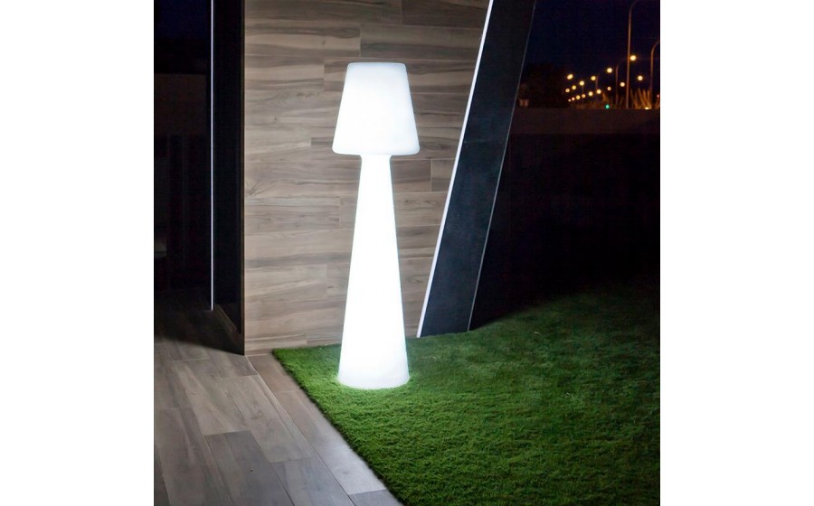 Expo NEW GARDEN lampa podłogowa LOLA 165 BATTERY biała