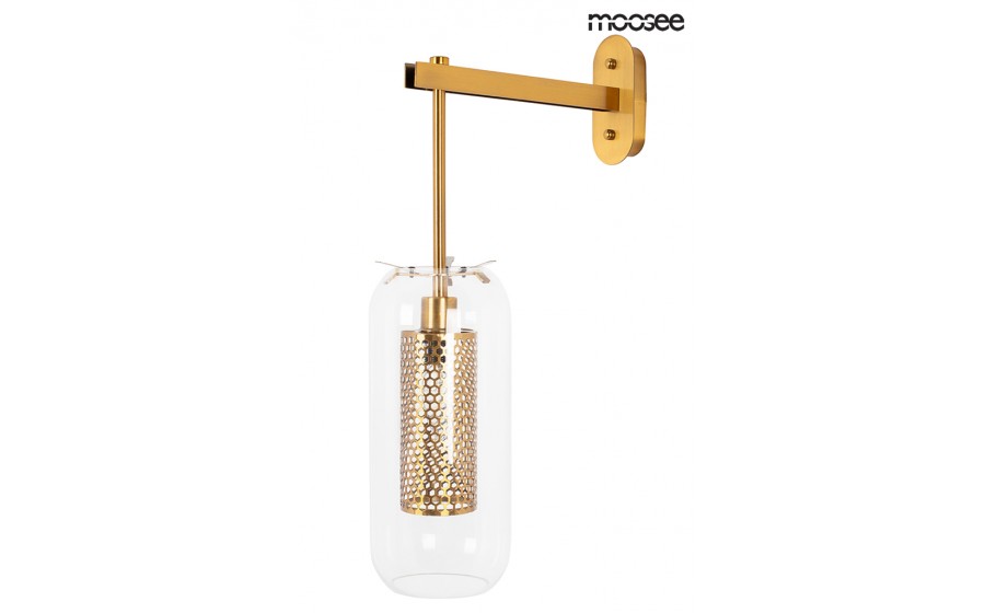 Expo MOOSEE lampa ścienna LAMPION złota