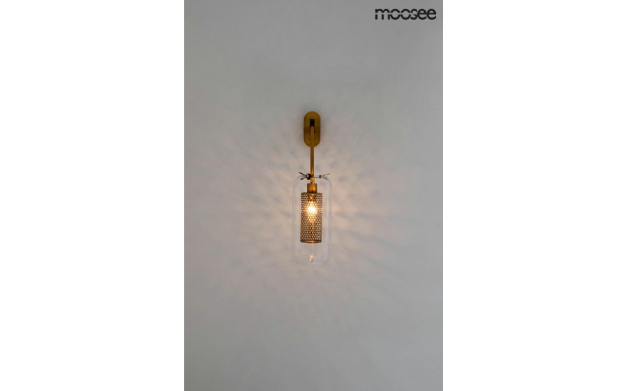 Expo MOOSEE lampa ścienna LAMPION złota
