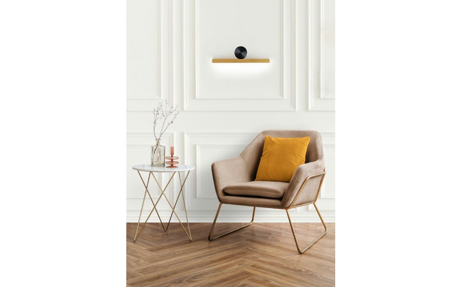 Expo MOOSEE lampa ścienna WAND 45 złota