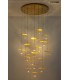 Expo MOOSEE lampa wisząca LEAFS DISC złota
