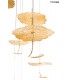 Expo MOOSEE lampa wisząca LEAFS DISC złota