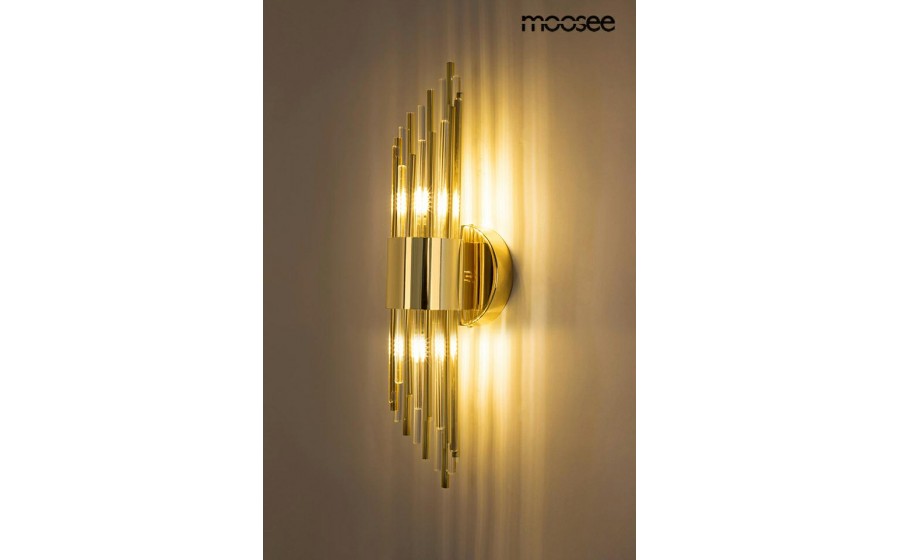 Expo MOOSEE lampa ścienna AMADEO złota