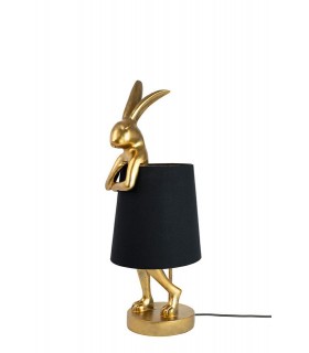 Expo KARE lampa stołowa RABBIT 50 cm złota / czarna